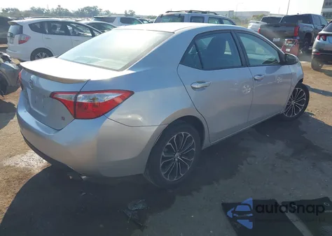 2015 Toyota Corolla S Plus z USA, uszkodzony, nr VIN 2T1BURHE0FC405338
